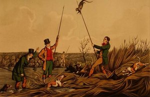 Spearing The Otter by Henry Thomas Alken