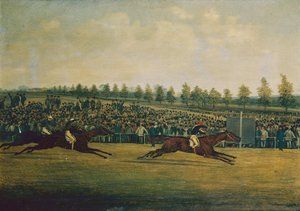 The Doncaster St Leger by Henry Thomas Alken