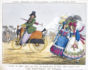 The Progress of Steam, 1829 by Henry Thomas Alken