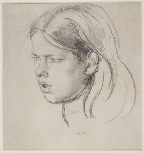 Head of a Girl by Henry Tonks