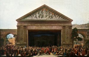 The entry into Jerusalem