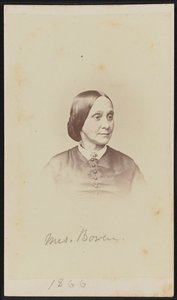 Carte-de-visite Portrait of Mrs. Bowen by Henry Ulke