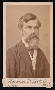 Portrait of Herman Henry Diebitsch by Henry Ulke