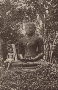 Ruined Cities of Ceylon: Monolithic Statue of Buddha