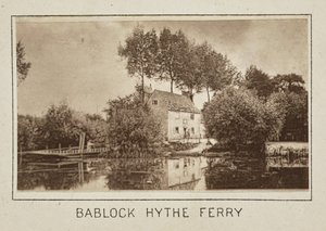 Bablock Hythe Ferry
