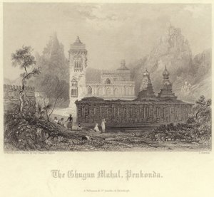 Chugun Mahal in Penukonda by Henry Warren