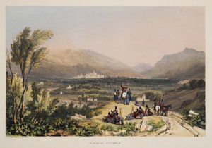 Plains and City of Vitoria, from Sketches of Scenery in the Basque Provinces of Spain, with a Selection of National Music, pub. 1838 by Henry Wilkinson