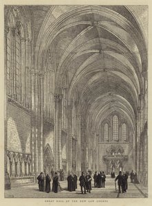 Great Hall of the New Law Courts by Henry William Brewer
