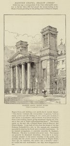 Hanover Chapel, Regent Street by Henry William Brewer
