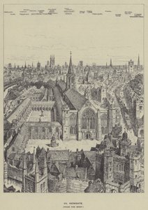 Newgate, from the West by Henry William Brewer