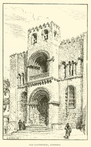 Old Cathedral, Coimbra by Henry William Brewer