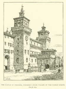 The Castle of Ferrara, formerly Ducal Palace of the Family D