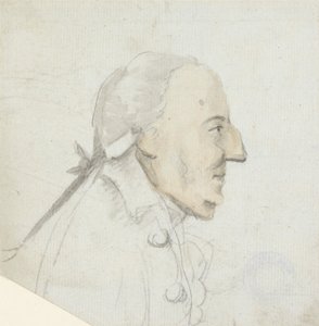 A Man with a Large Nose: Profile Facing Right, Head and Shoulders