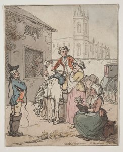 Scene Outside an Inn