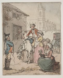 Scene Outside an Inn