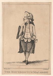 The Houndsditch Macaroni by Henry William Bunbury