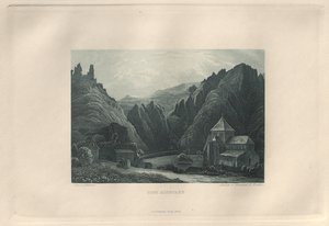 The Picturesque and Romantic Rhine: Village of Altenahr by Henry Winkles