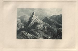 The Picturesque and Romantic Rhine: Altenahr Castle, 1928