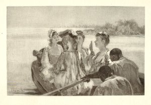 A Visiting Party by Henry Wolf