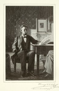 Abraham Lincoln by Henry Wolf