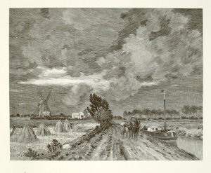 Approaching Storm (Canal St. Omer) by Henry Wolf