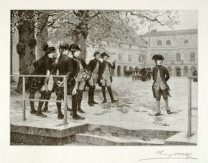 Bonaparte, the Novice, at the School of Brienne by Henry Wolf