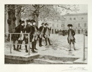 Bonaparte, the Novice, at the School of Brienne by Henry Wolf