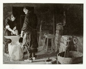 In the Smithy by Henry Wolf