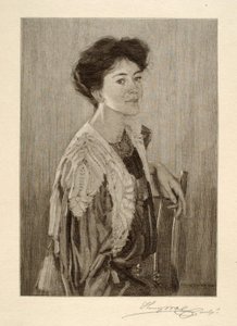 Mrs. Edmund F. Harding by Henry Wolf