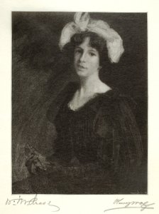 Portrait of Mrs. C-- by Henry Wolf