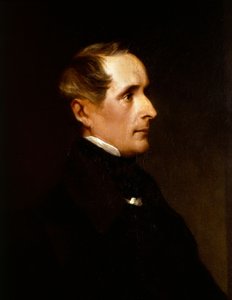 Portrait of Alphonse de Lamartine (detail) by Henry Wyndham Phillips