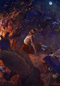 Indian Revelry by Henry after Sandham