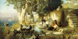 Sunny Afternoon at the Well