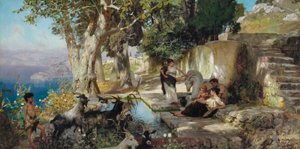 At the Fountain by Henryk Siemiradzki