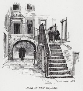 Area in New Square by Herbert (after) Railton