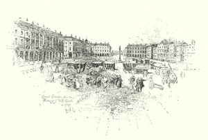 Covent Garden from the Portico of St Paul