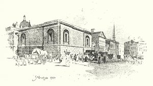 Newgate, London by Herbert (after) Railton