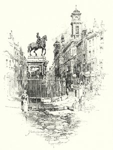 Northumberland House by Herbert (after) Railton