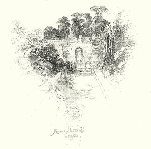 Residence of Reverend Dr Wise, at Ellsfield by Herbert (after) Railton
