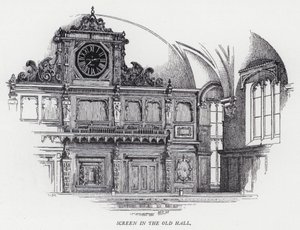 Screen in the Old Hall by Herbert (after) Railton