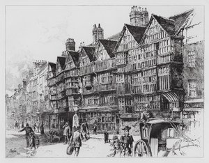 Staple Inn by Herbert (after) Railton