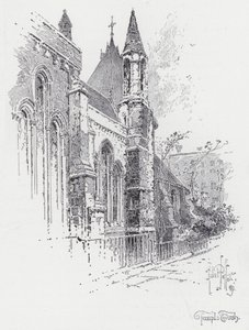 Temple Church by Herbert (after) Railton