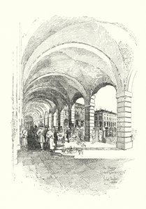 The Piazza, Covent Garden, London by Herbert (after) Railton