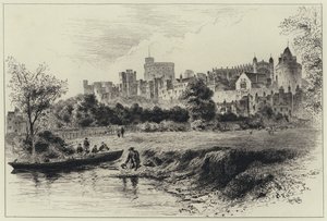 Windsor Castle from the Berkshire Shore by Herbert (after) Railton