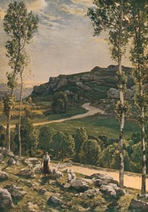 A Mountain Road in Provence by Herbert Edwin Pelham Hughes Stanton