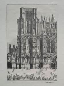 Wells Cathedral by Herbert Gordon Warlow