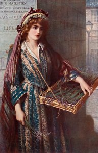 Sweet Lavender by Herbert Gustave Schmalz