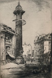 The Astrological Column of Catherine de Medici, 1915 by Herbert Hillier