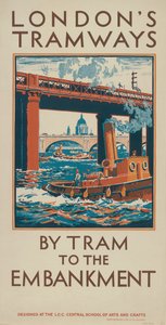 By Tram To The Embankment by Herbert Kerr Rooke