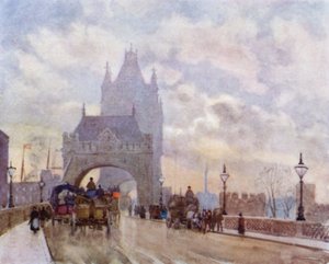 On Tower Bridge by Herbert Menzies (after) Marshall